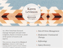 Tablet Screenshot of karenlevinsonlmt.com
